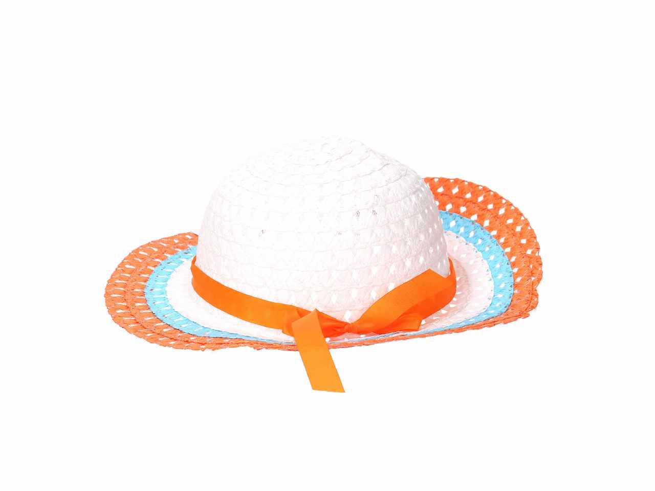 Cappello per bimba d.50x52cm multicolor in 6 colori assortiti $ $