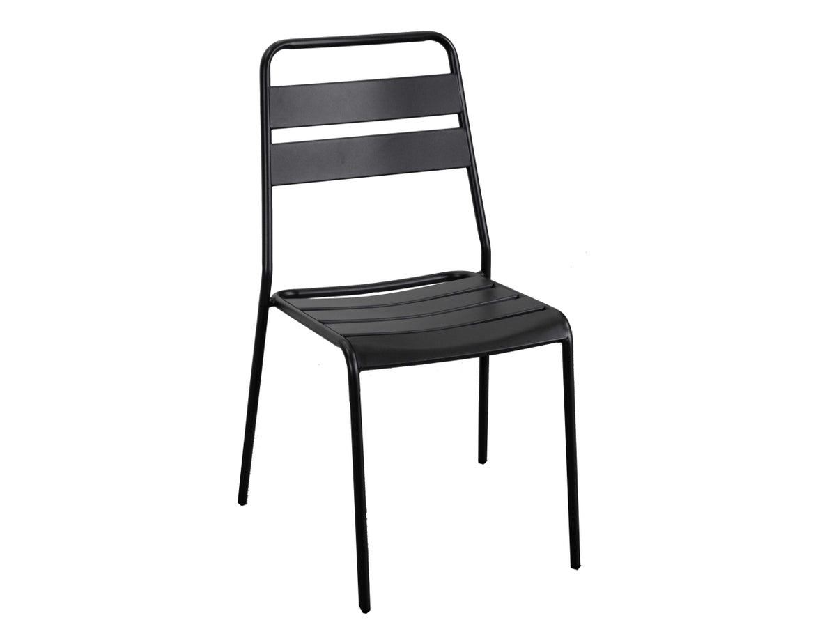 Sedia in metallo rovigo colore antracite 50x54xh.4 2/87cm