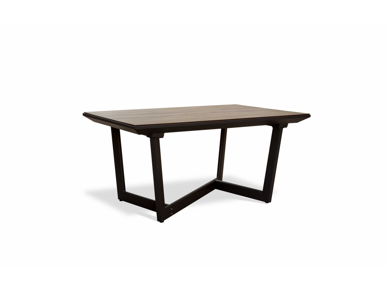 Tavolo in alluminio riverside allungabile colore antracite top in hpl 160/240x100xh.75cm