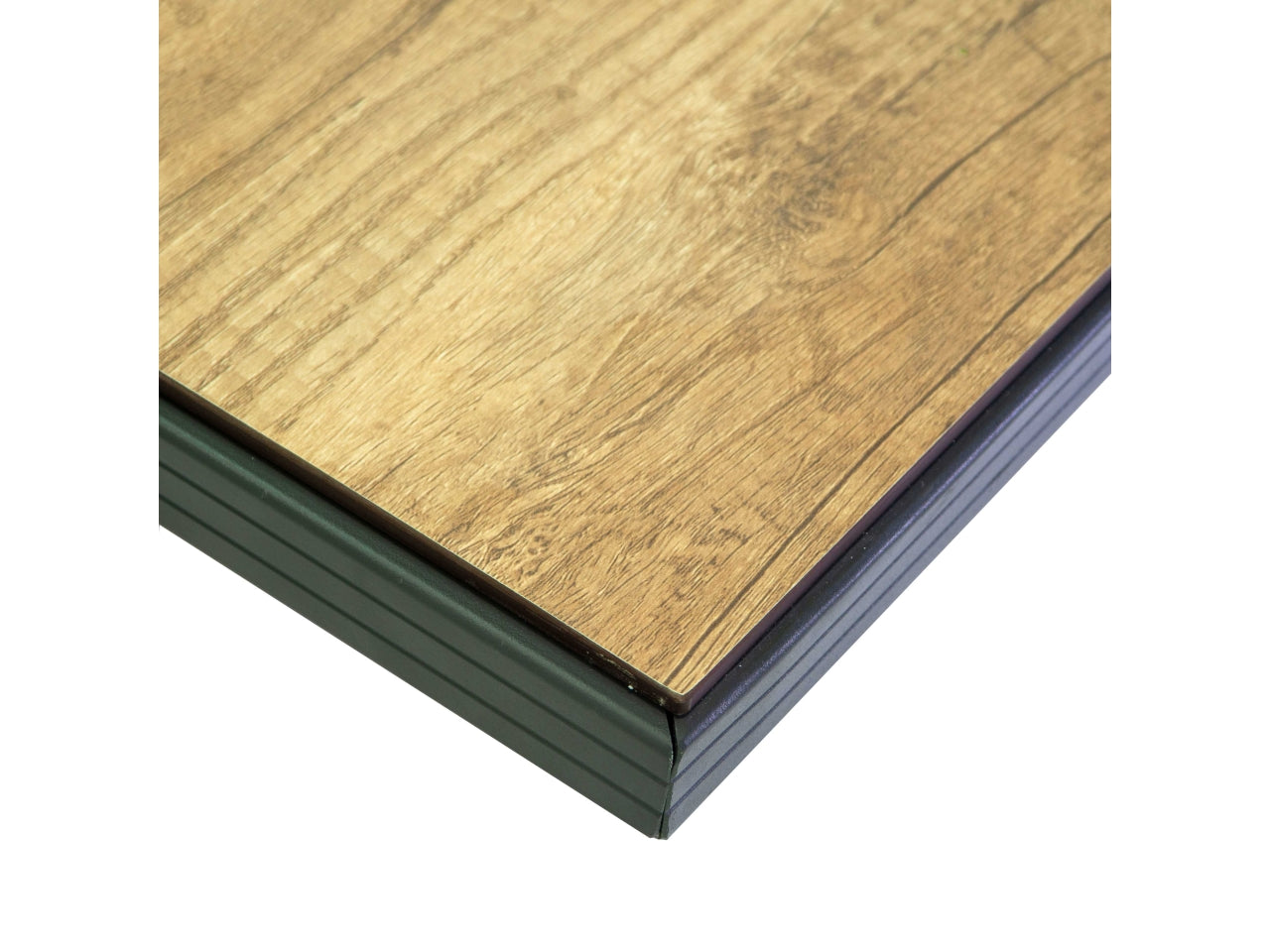Tavolo in alluminio riverside allungabile colore antracite top in hpl 160/240x100xh.75cm