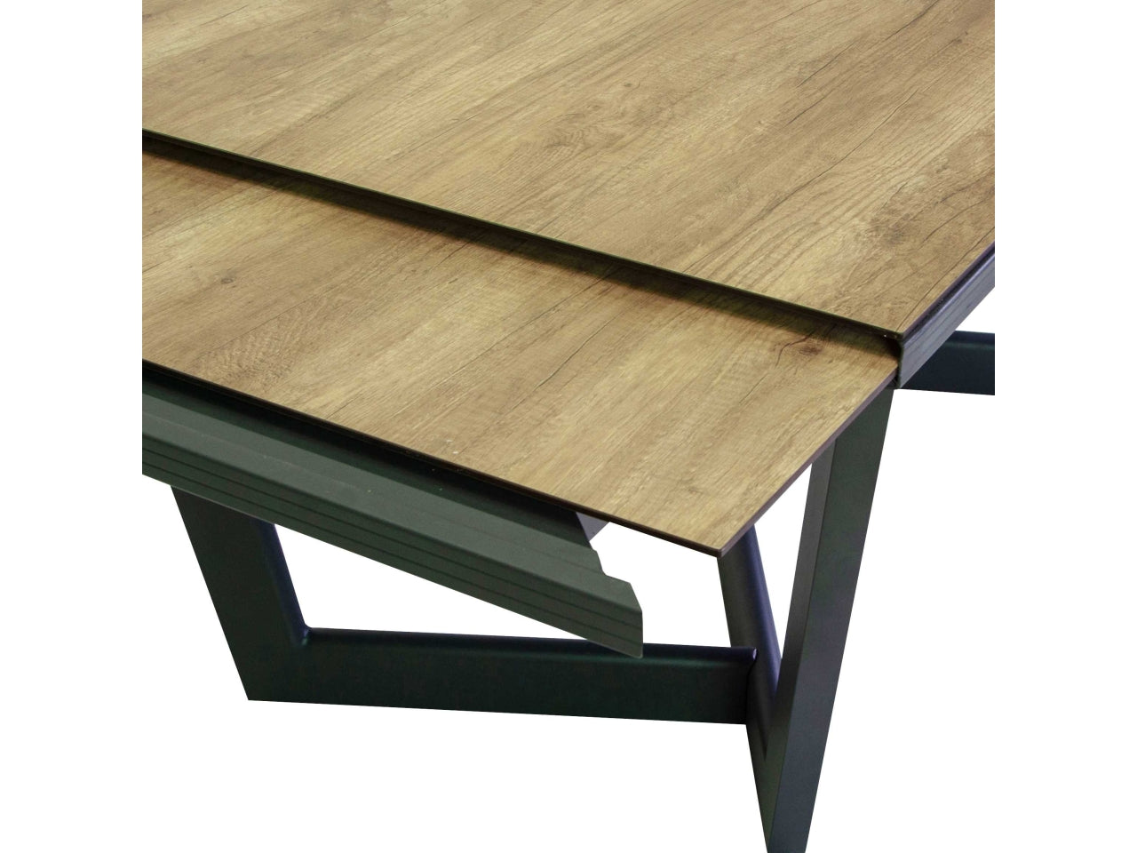 Tavolo in alluminio riverside allungabile colore antracite top in hpl 160/240x100xh.75cm