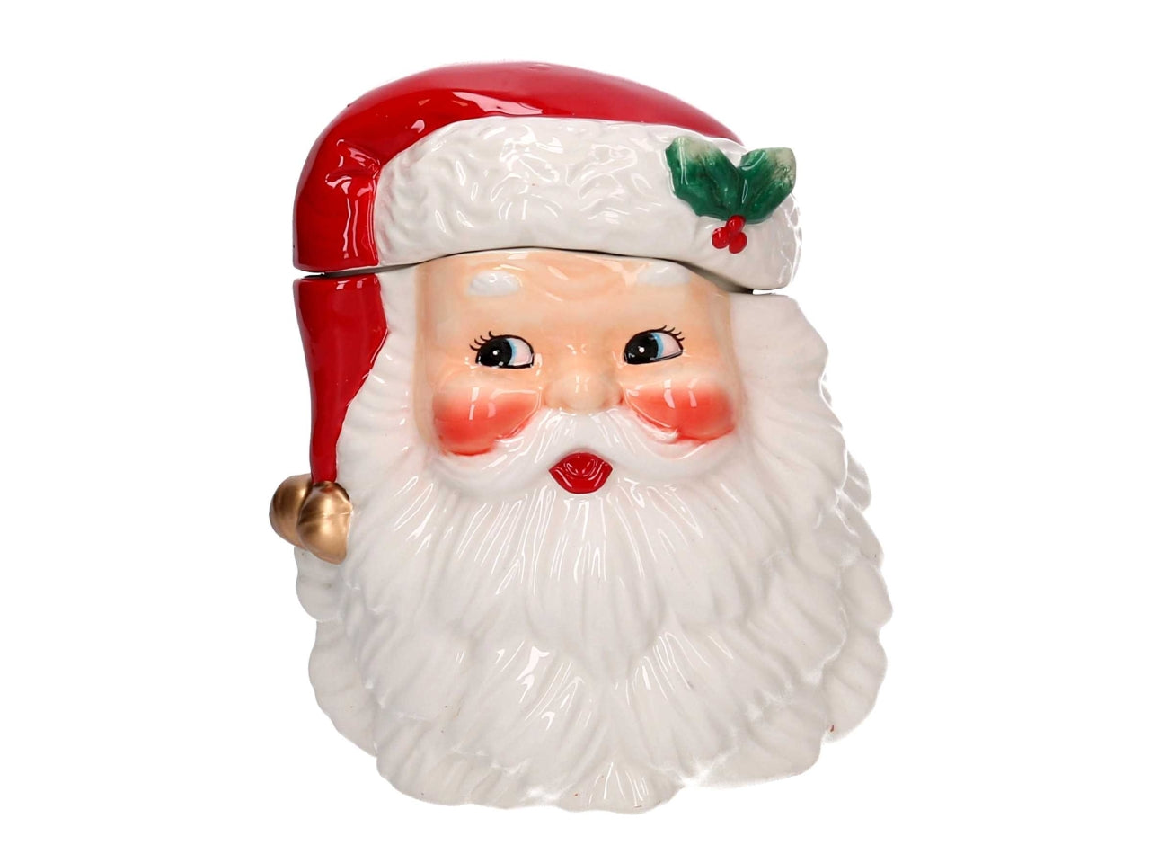 Barattolo in ceramica babbo natale 16,2x13,8x19cm