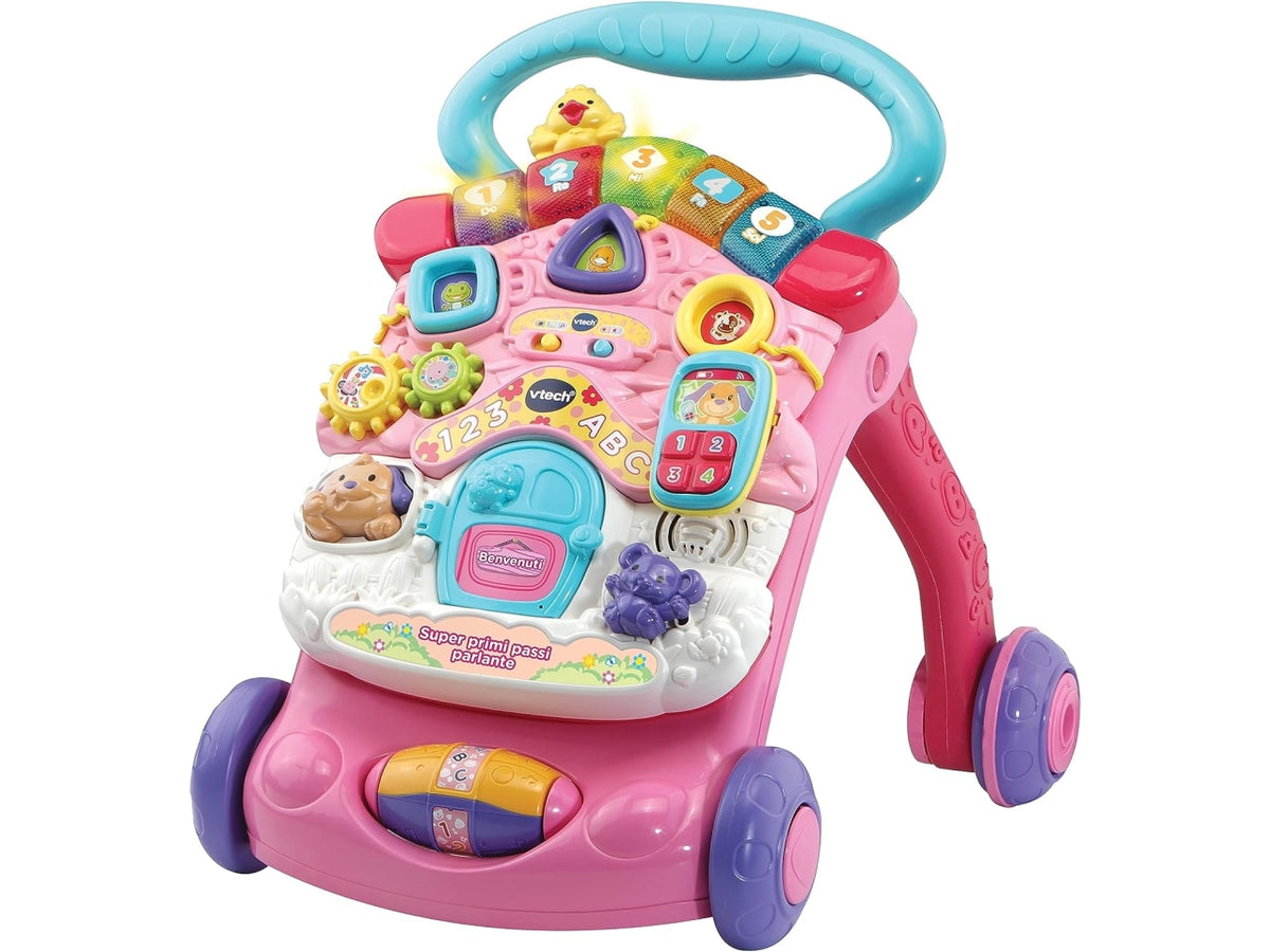 Vtech baby super primi passi parlante 2 in 1 rosa