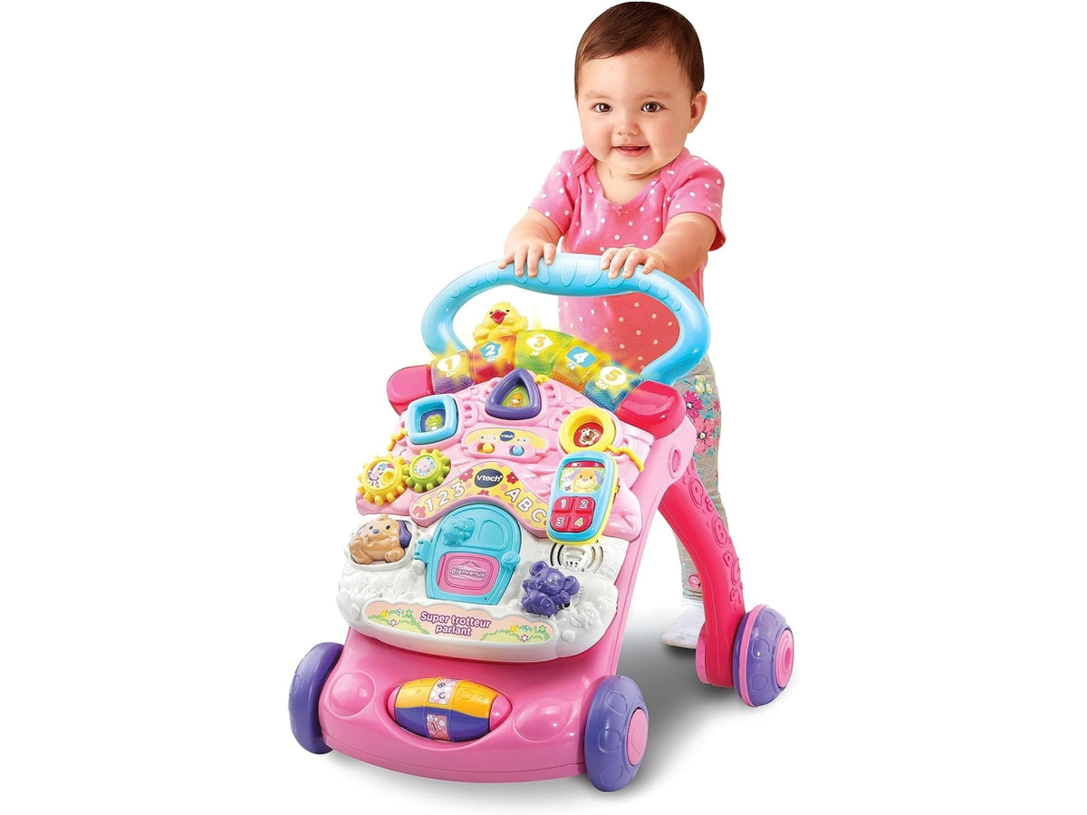 Vtech baby super primi passi parlante 2 in 1 rosa