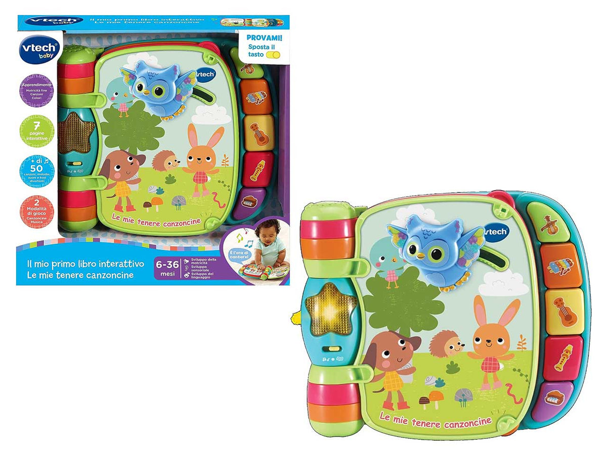 Vtech baby il mio primo libro interattivo $