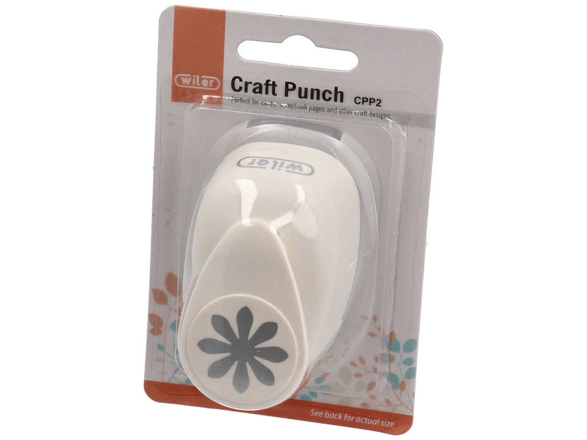 Fustella media per carta CPP220 sagoma margherita 25 mm - Willer
