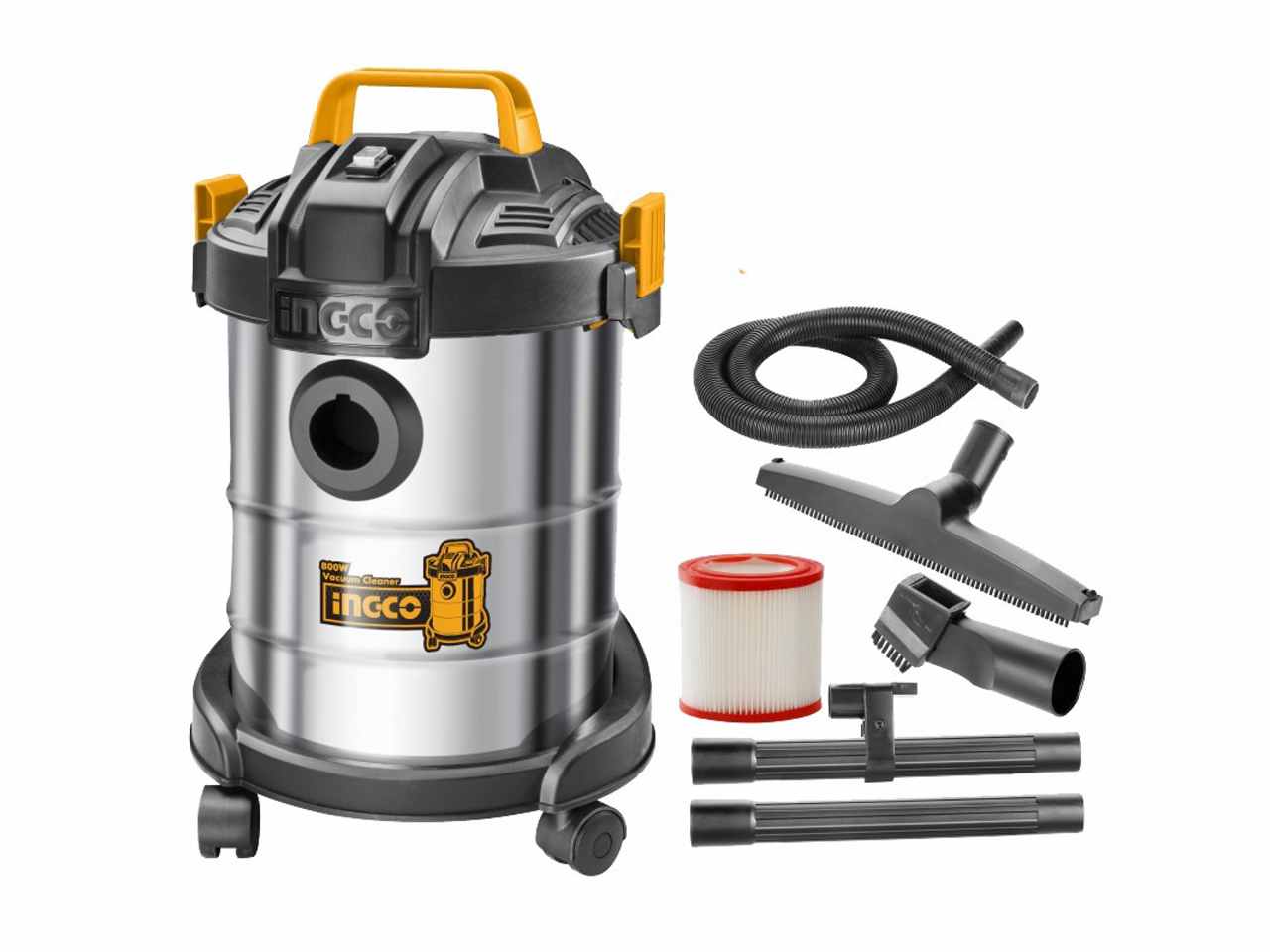 Aspirapolvere liquidi inox 12lt vc14122