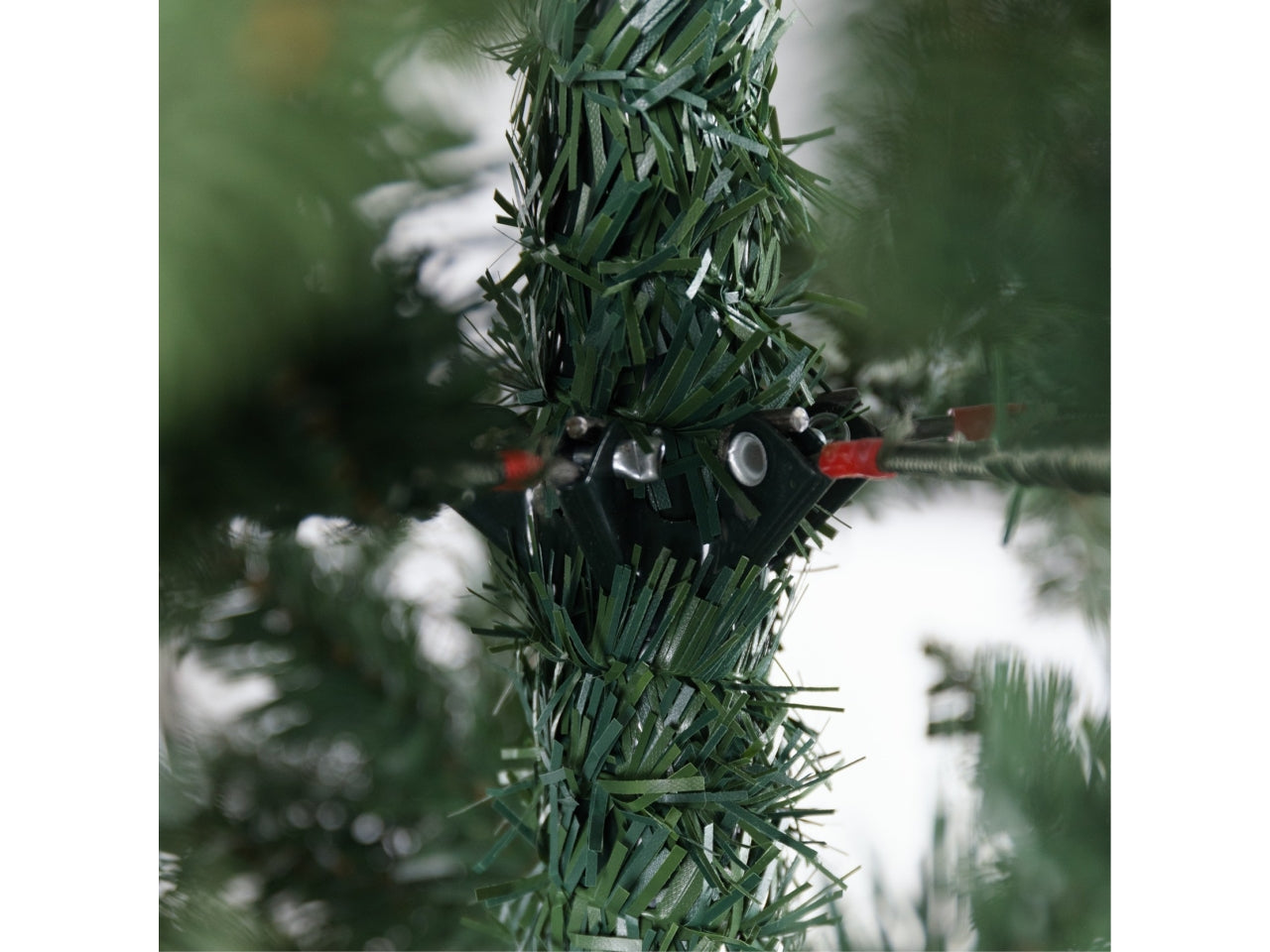 Albero valtellina 180cm diametro 65cm 654rami, montaggio ad ombrello