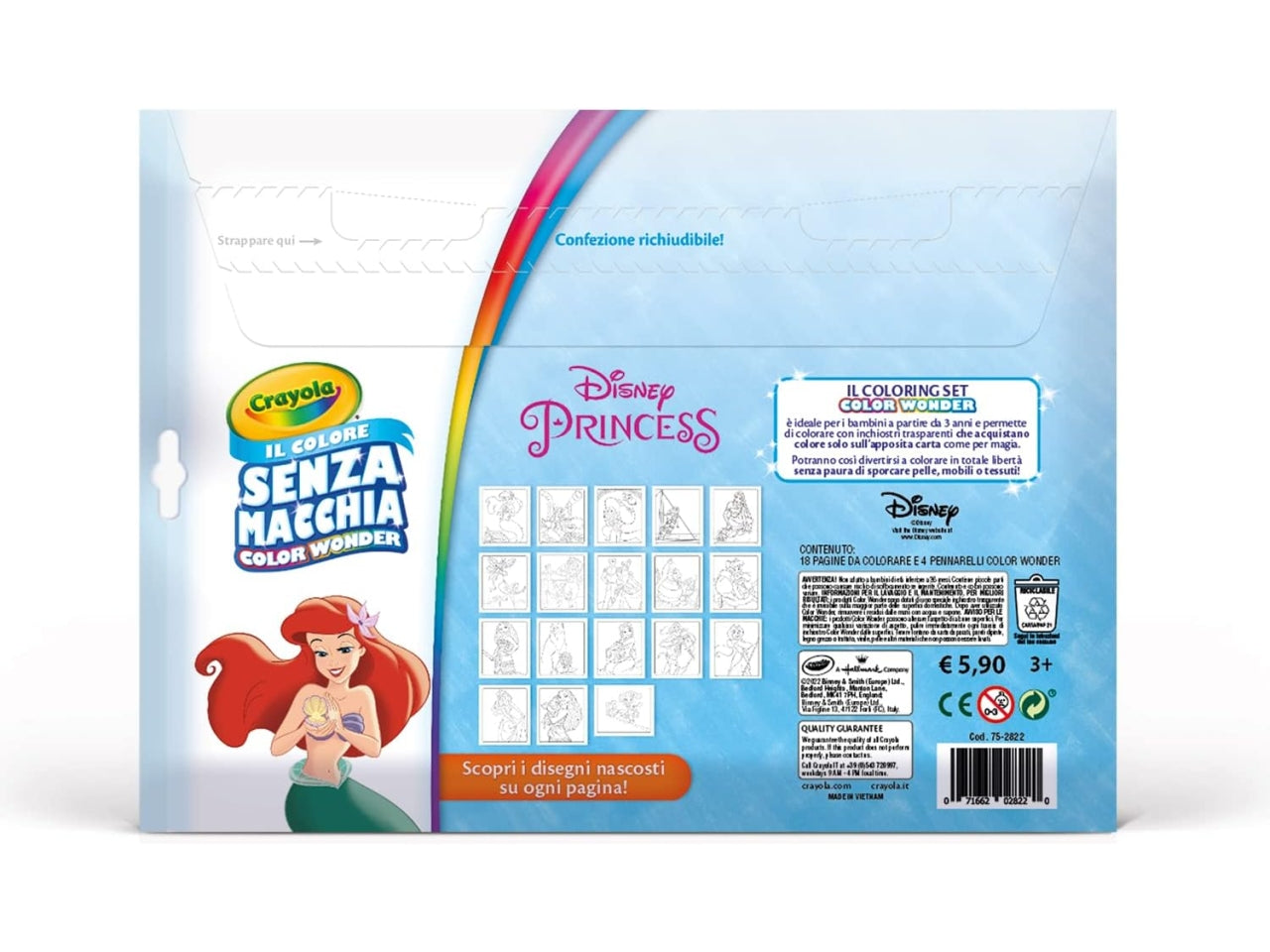 Coloring Set Crayola Disney Princess Color Wonder