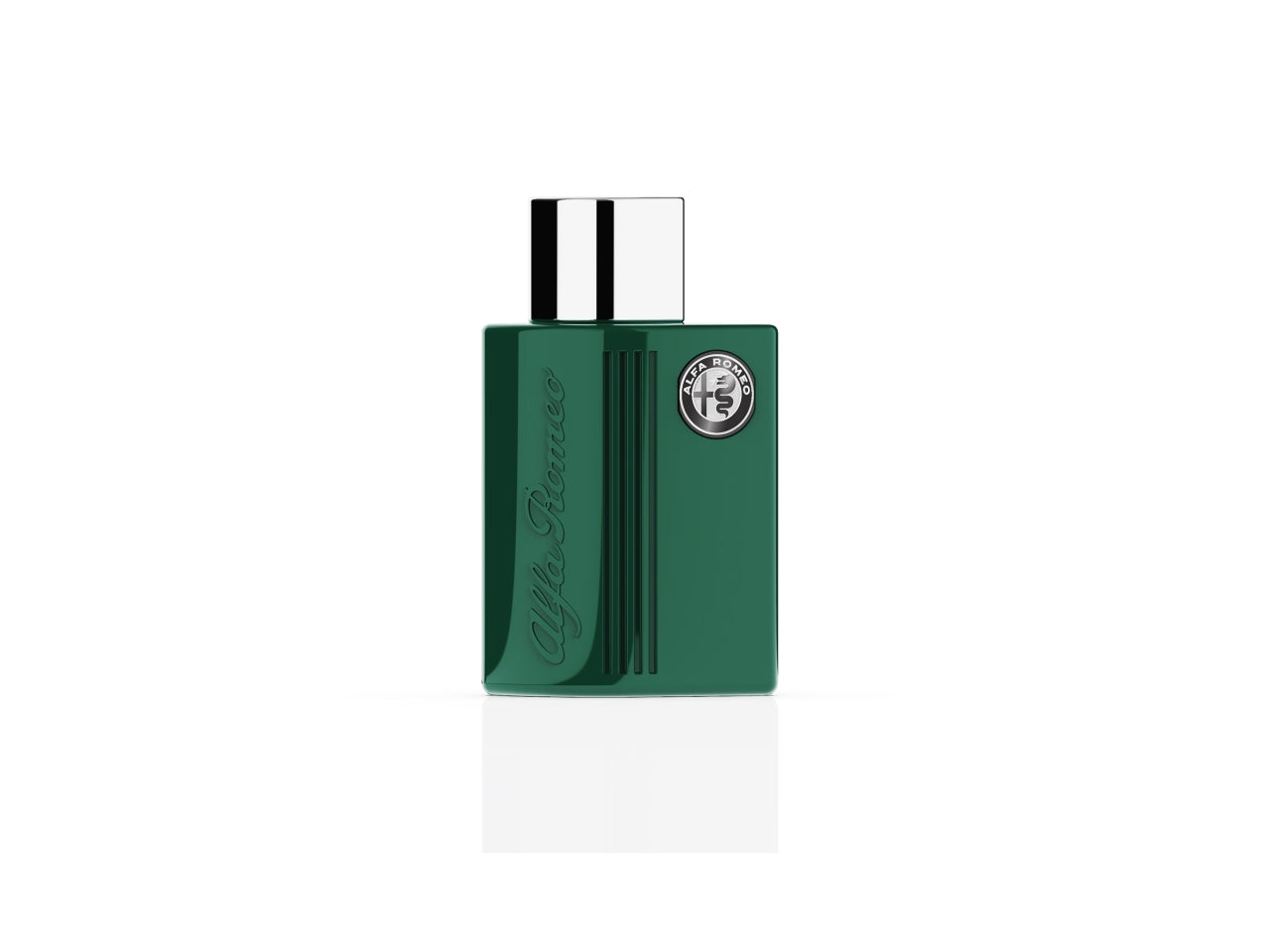Profumo da uomo Alfa Romeo Green, eau de toilette woody-fruity, 75 ml