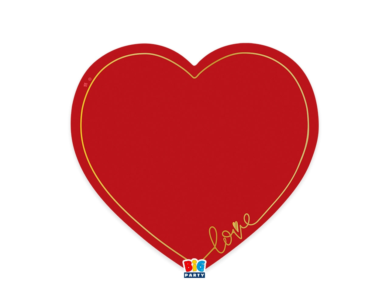 Sottopiatti cm.32 love gold italic la confezioni comprende 4 sottopiatti