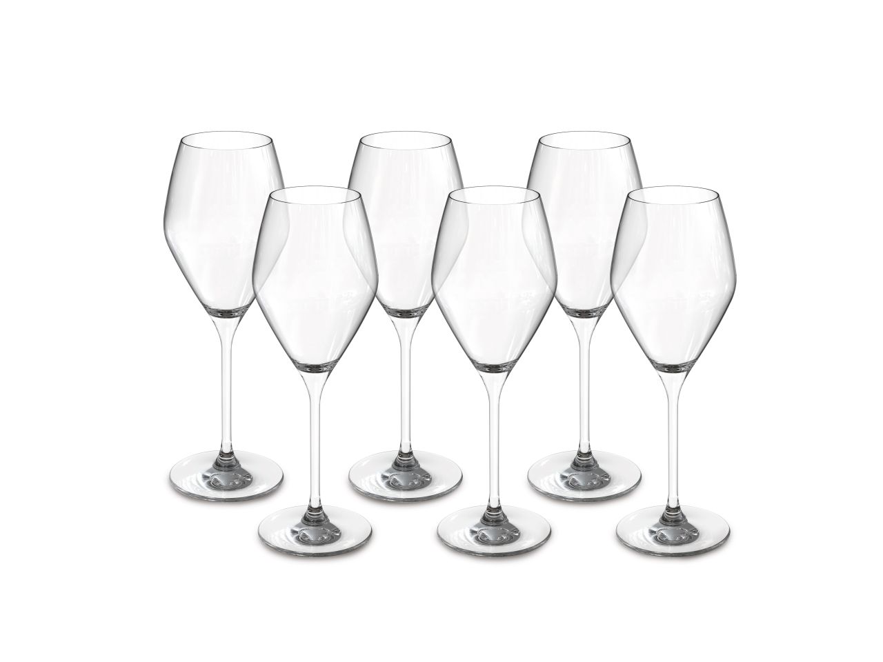 Calici bollicine 34cl - la confezione comprende 6 calici