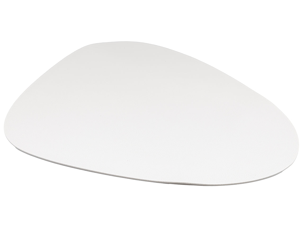 Tovaglietta rettangolare in pvc bianco effetto simil pelle stile moderno 44x37 cm - Casa Collection