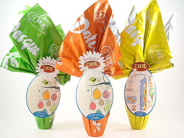Uovo di cioccolato al latte Dulciar fazzoletto 240gr
