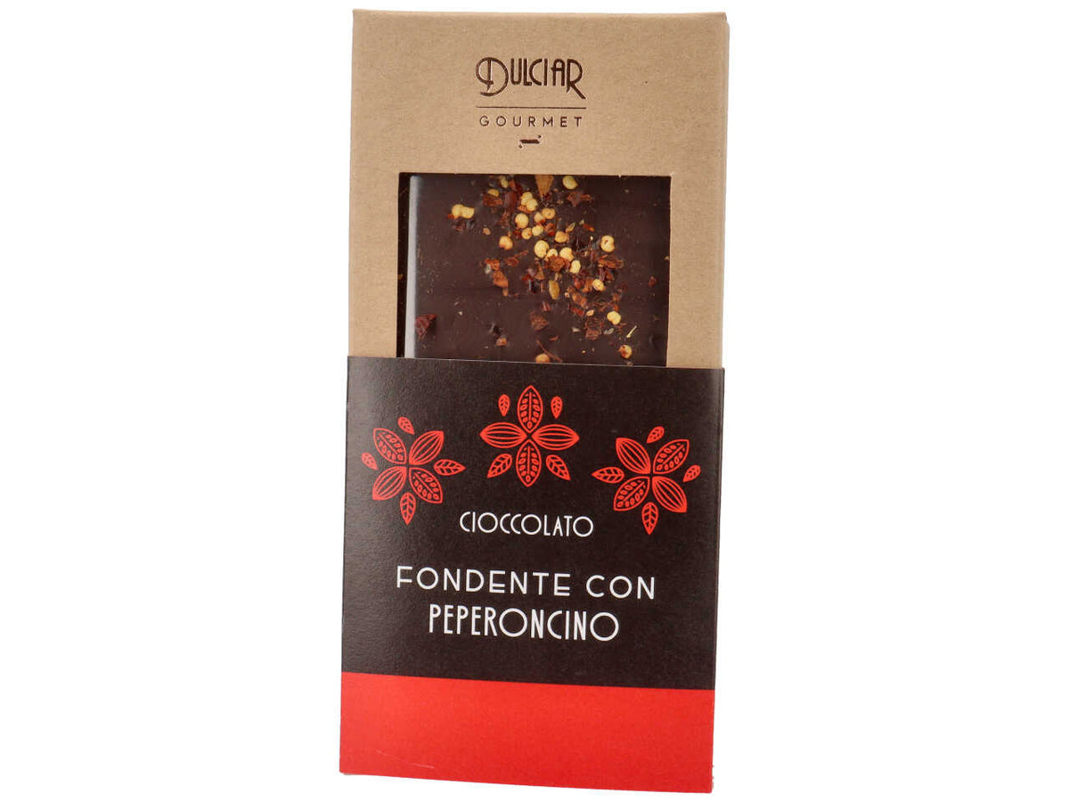 Tavoletta gourmet fondente al peperoncino $