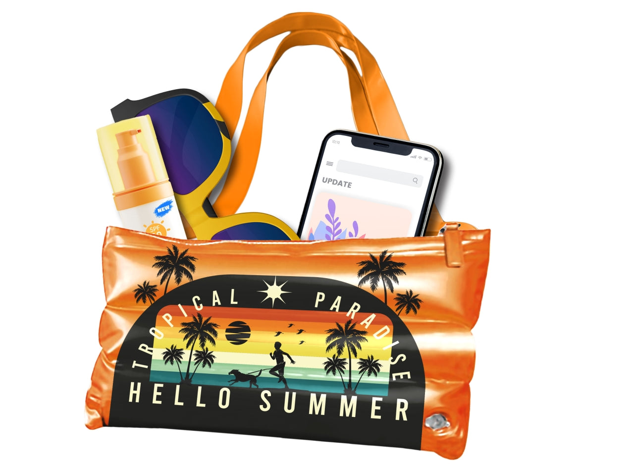 Borsa gonfiabile impermeabile 40x30cm