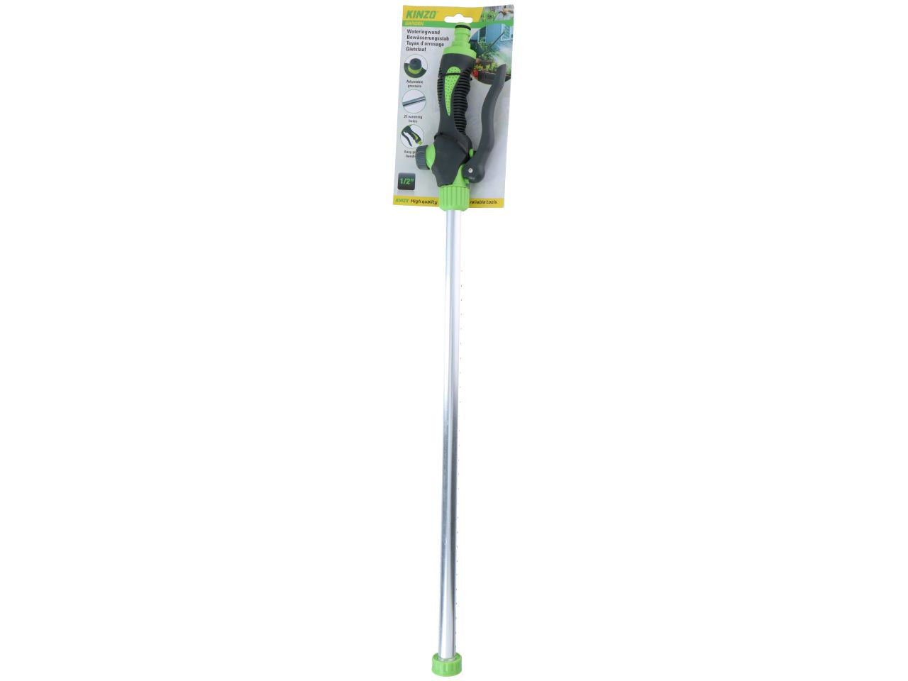 Asta per annafiare in plastica abs polipropilene e gomma termoplastica misura 66x9x3,5cm marca kinzo garden