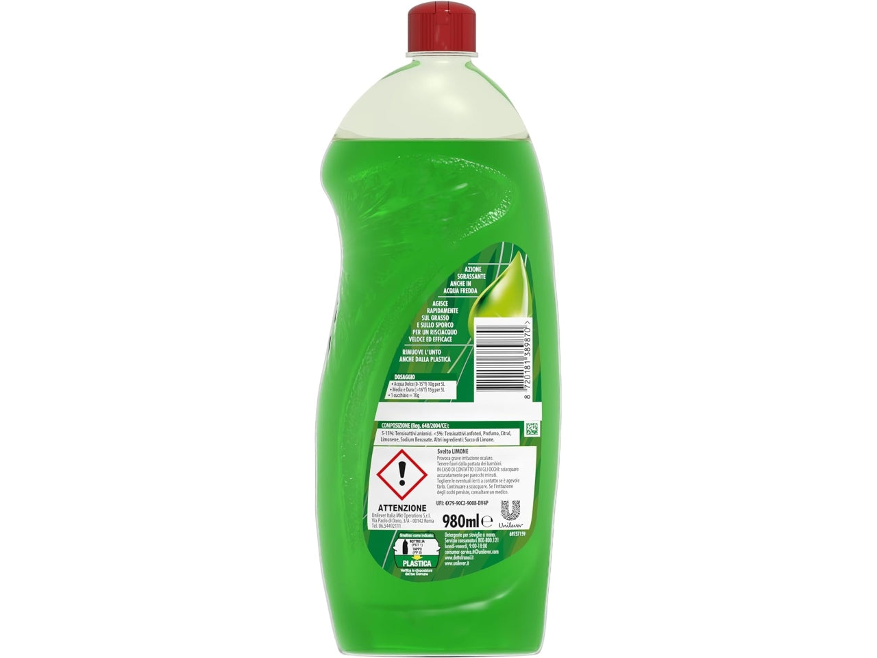 Svelto piatti 930ml+ 100ml limone $