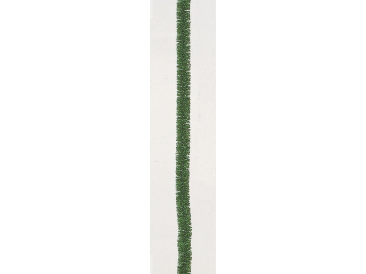 Filo decorativo natalizio 300cm diametro 4cm verde