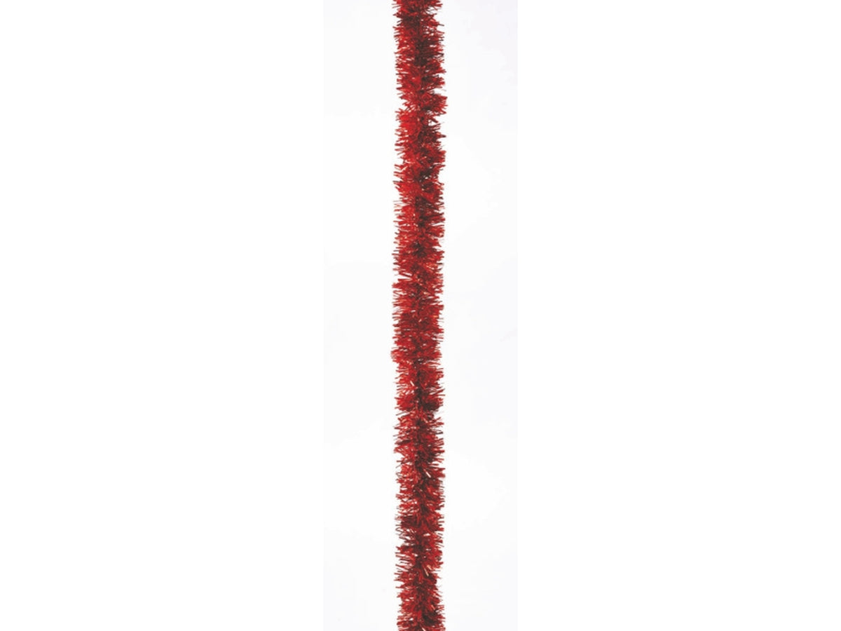 Filo decorativo natalizio 200cm diametro 4cm rosso