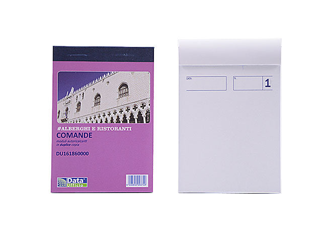 Blocco comande 2 copie 10.5x7.4 du16186
