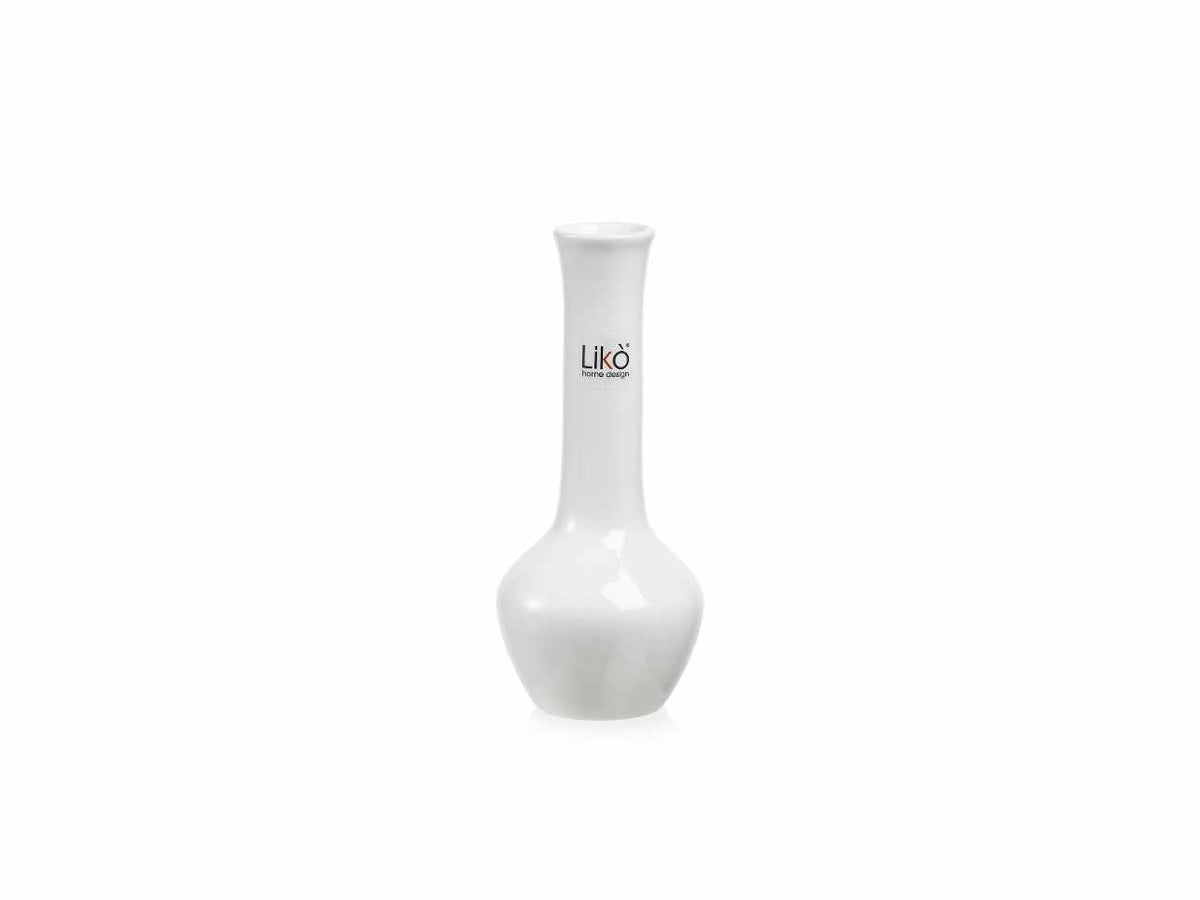 Vasobogota' h.17,6xd.7,1cm colore bianco