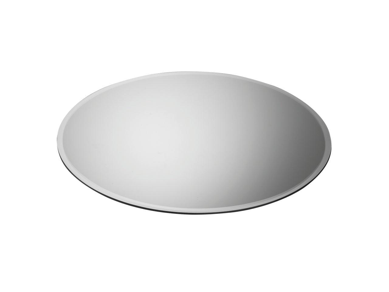 Base per candela rotondo a specchio, stile moderno, ideale per portacande, 35 cm - Franco