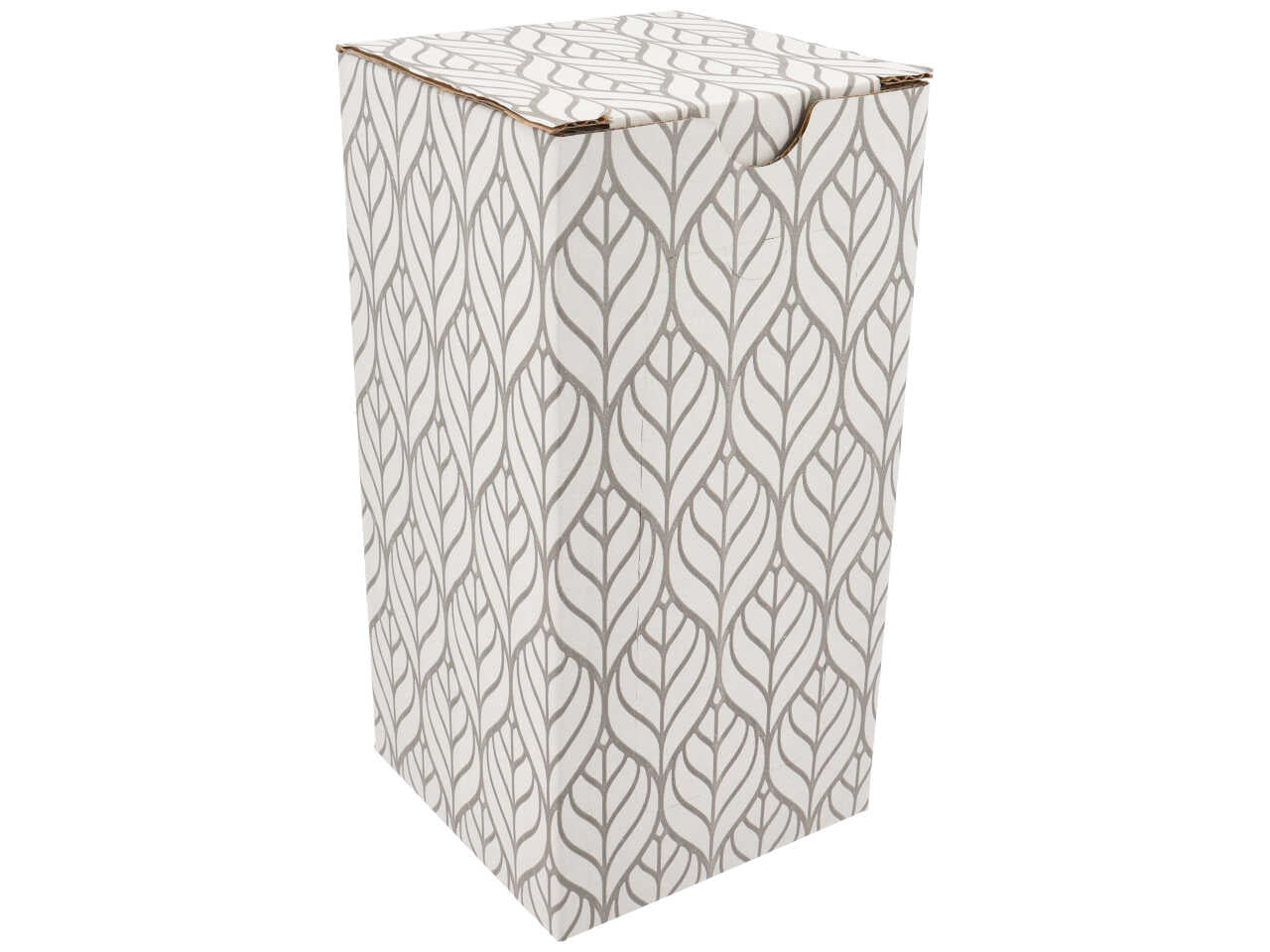 Vaso decorativo moderno in vetro opaco nero forma cilindrica con decori lucidi, fidelis kobe h.26 cm