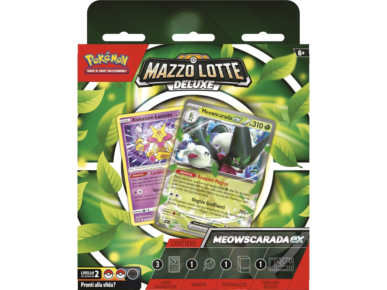 Mazzo Carte Pokémon Lotte Deluxe Quaquaval-ex e Meowscarada-ex - Game Vision