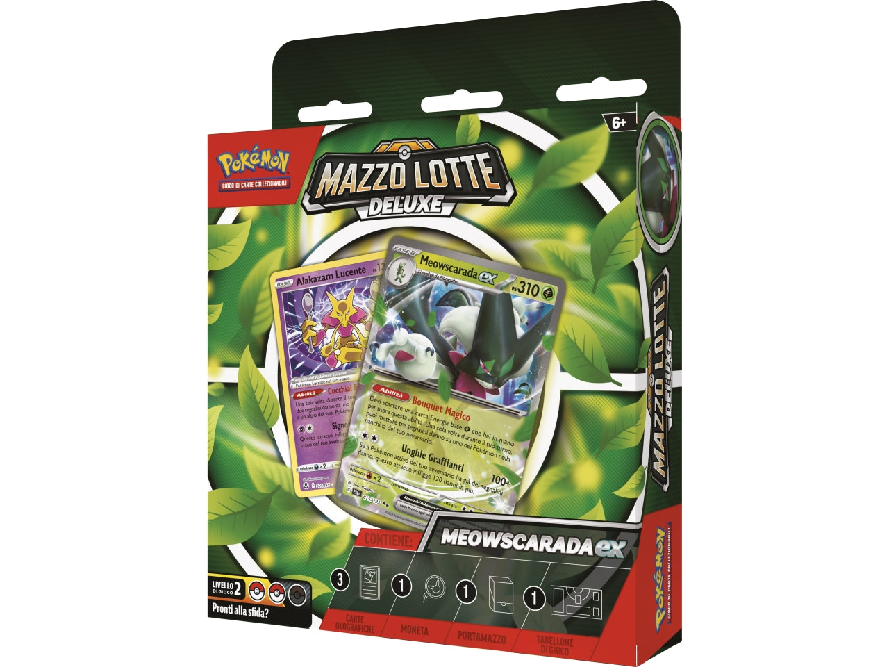 Mazzo Carte Pokémon Lotte Deluxe Quaquaval-ex e Meowscarada-ex - Game Vision
