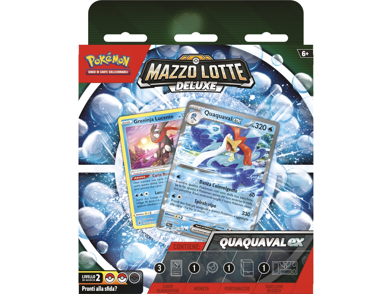 Mazzo Carte Pokémon Lotte Deluxe Quaquaval-ex e Meowscarada-ex - Game Vision