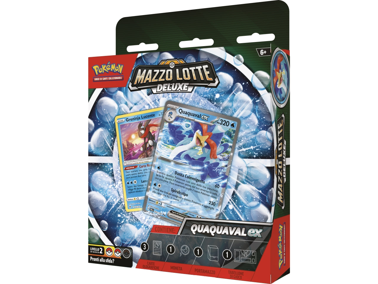 Mazzo Carte Pokémon Lotte Deluxe Quaquaval-ex e Meowscarada-ex - Game Vision