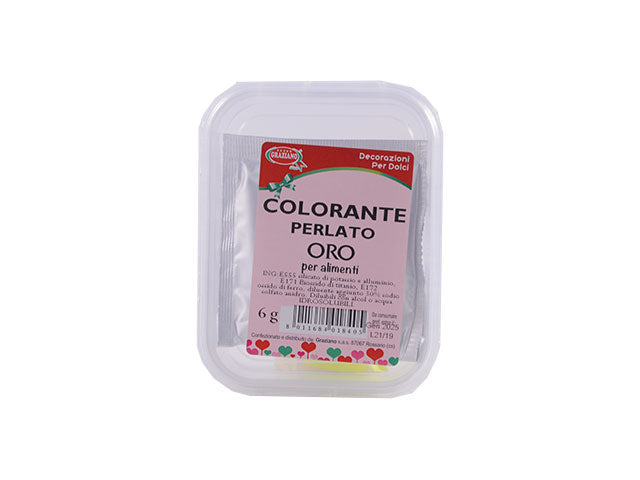 Colorante perlato oro 6gr