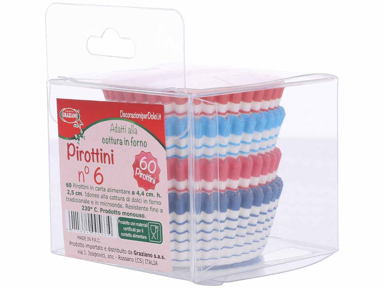 Pirottini n.6 60 pezzi