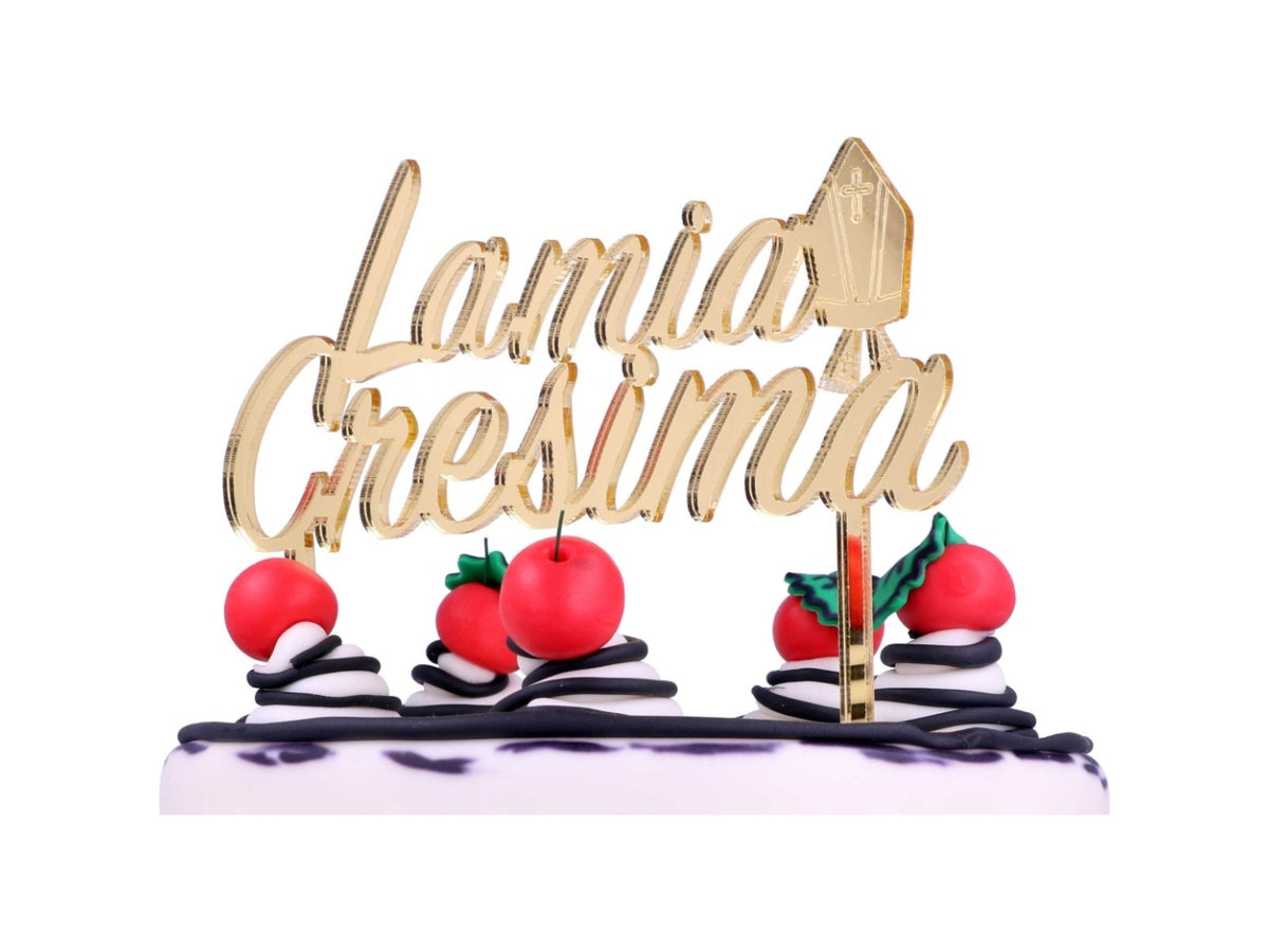 Cake topper cresima plex