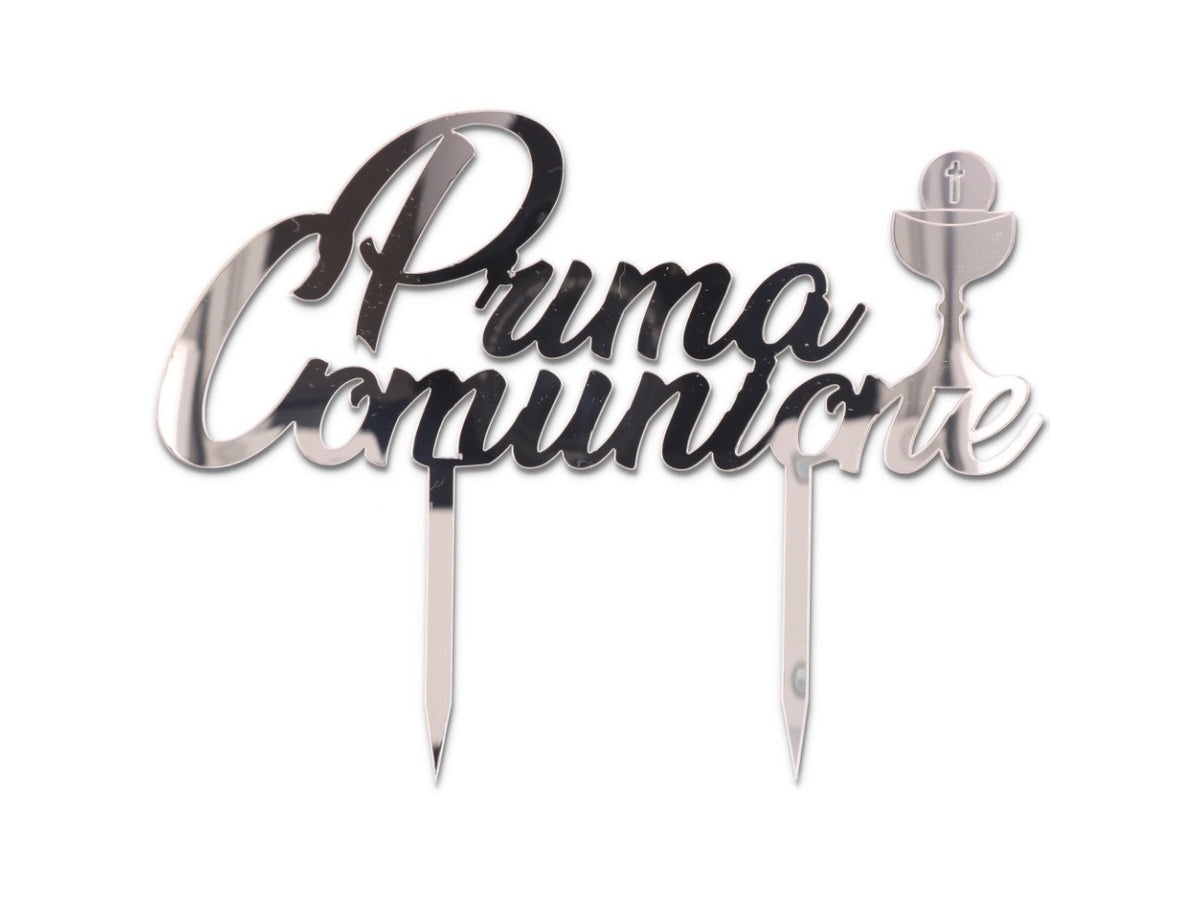 Cake topper prima comunione plex