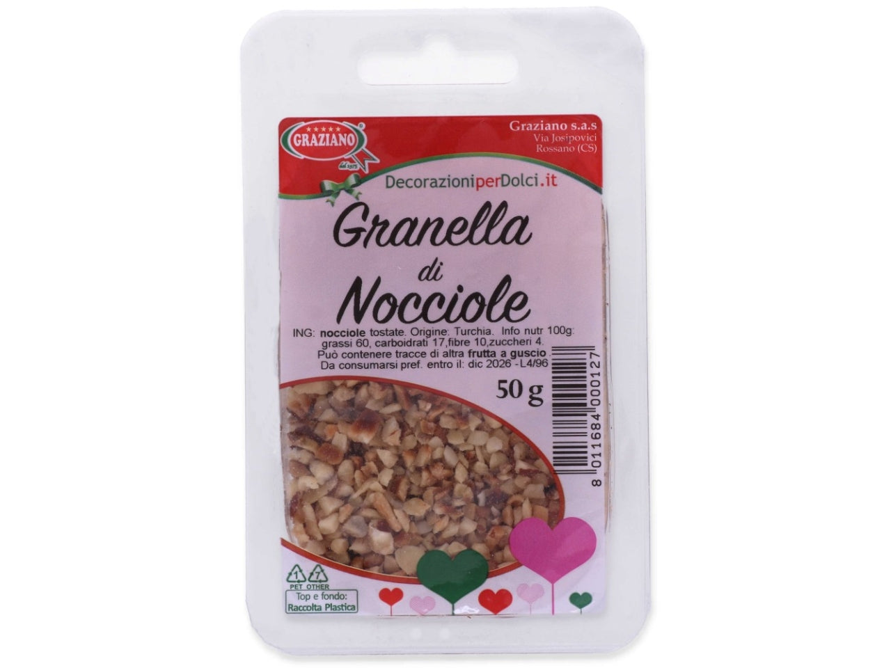 Granella di nocciole 50 g