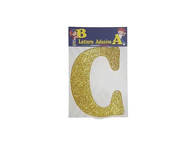 Lettera oro c 12cm