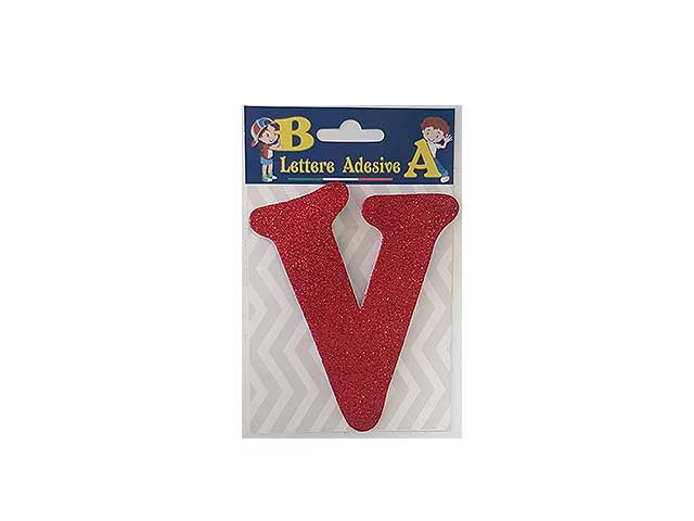 Lettera rosso v 12cm