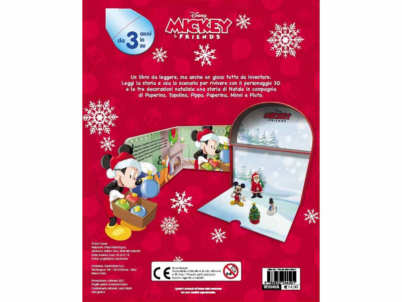 Libro natale mickey&friends libro giocakit
