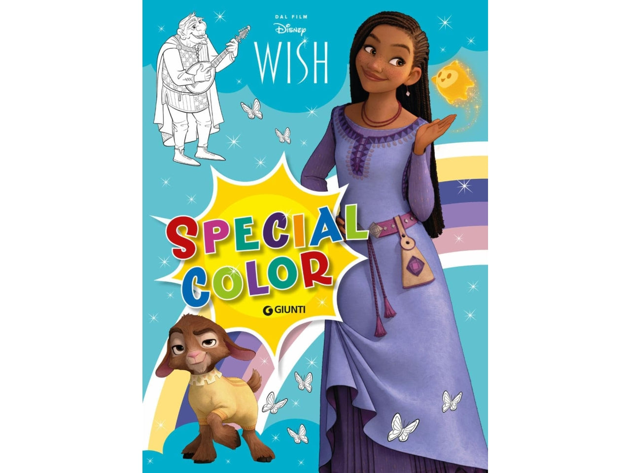 Libro walt disney maxi supercolor wish