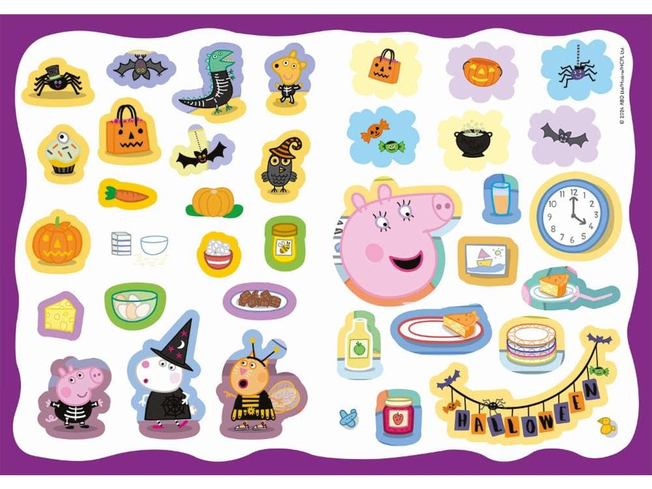 Libro peppa halloween activity con stickers