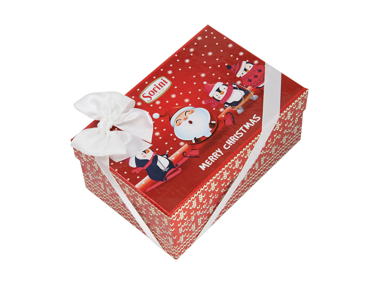 Scatola christmas lana 300gr cioccolato al latte ripieno di crema alla nocciola
