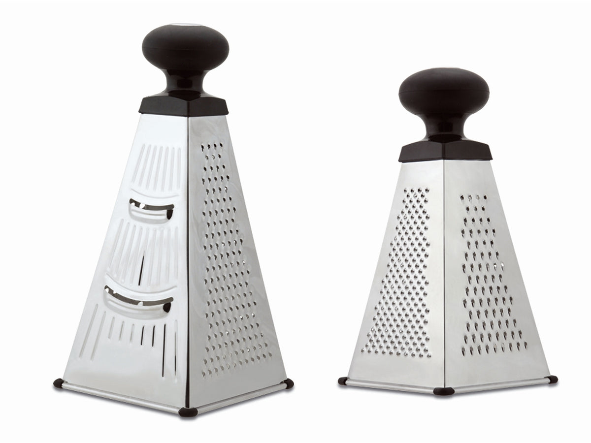 Grattugia a piramide 4facce in acciaio inox 12,5x12,5xh.20cm