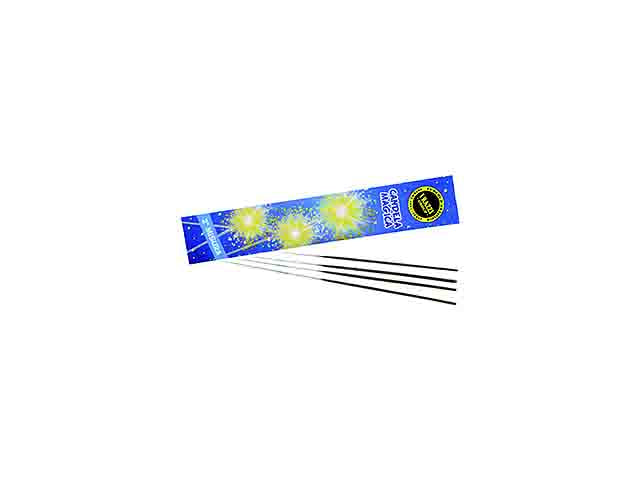 Candela magica misura 24cm effetto scintille oro - la confezione comprende 10 candele