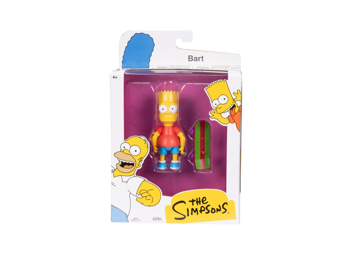 Personaggi Articolati The Simpson 13 cm Wave 1, Figure Dettagliate per Fan e Collezionisti, Ideali per Playset Diorama - Età Consigliata 4+ | Jakks Pacific