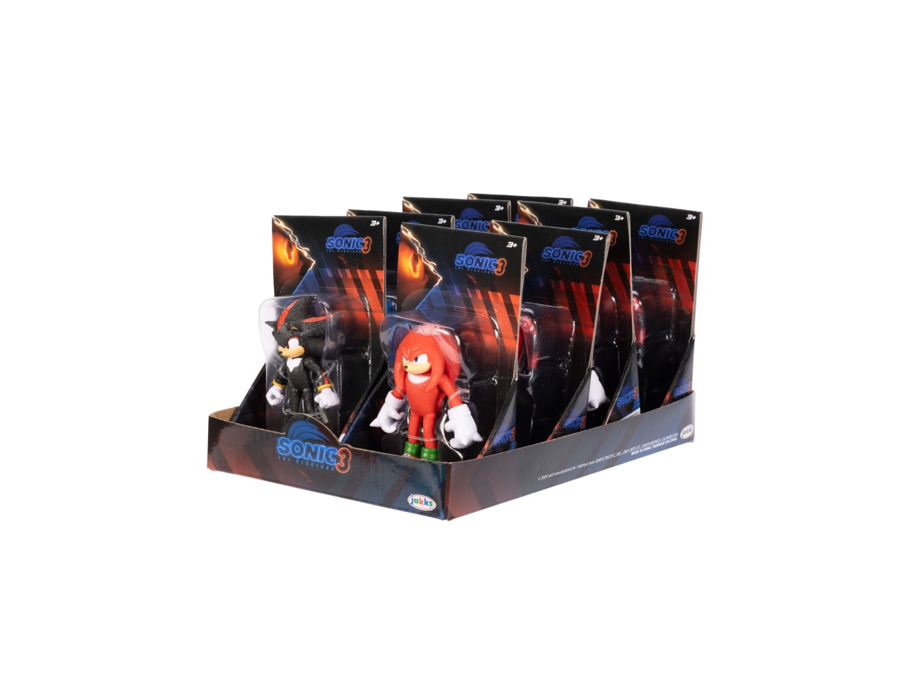 Personaggi Articolati Sonic 3 Movie 6 cm, Figure Dettagliate in Plastica per Fan e Collezionisti - Età Consigliata 4+ | Jakks Pacific