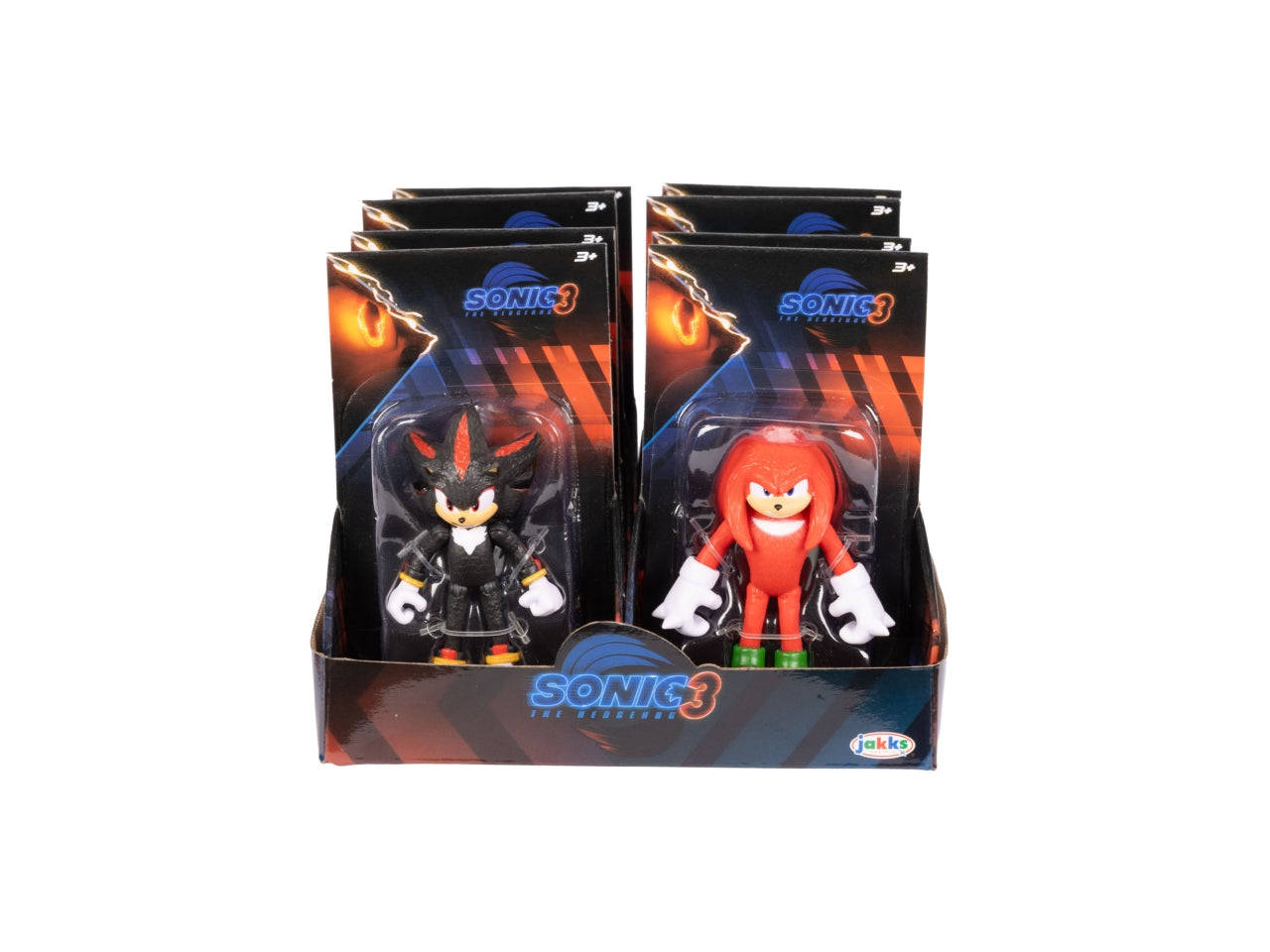 Personaggi Articolati Sonic 3 Movie 6 cm, Figure Dettagliate in Plastica per Fan e Collezionisti - Età Consigliata 4+ | Jakks Pacific