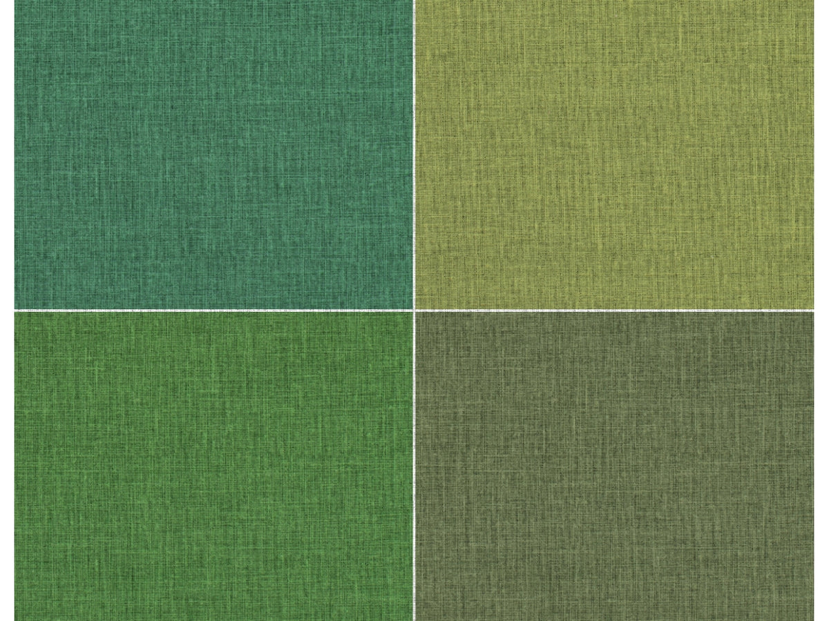 Tovaglietta americana rettangolare in poliestere verde contemporaneo 35x50 cm - Cotton & Color