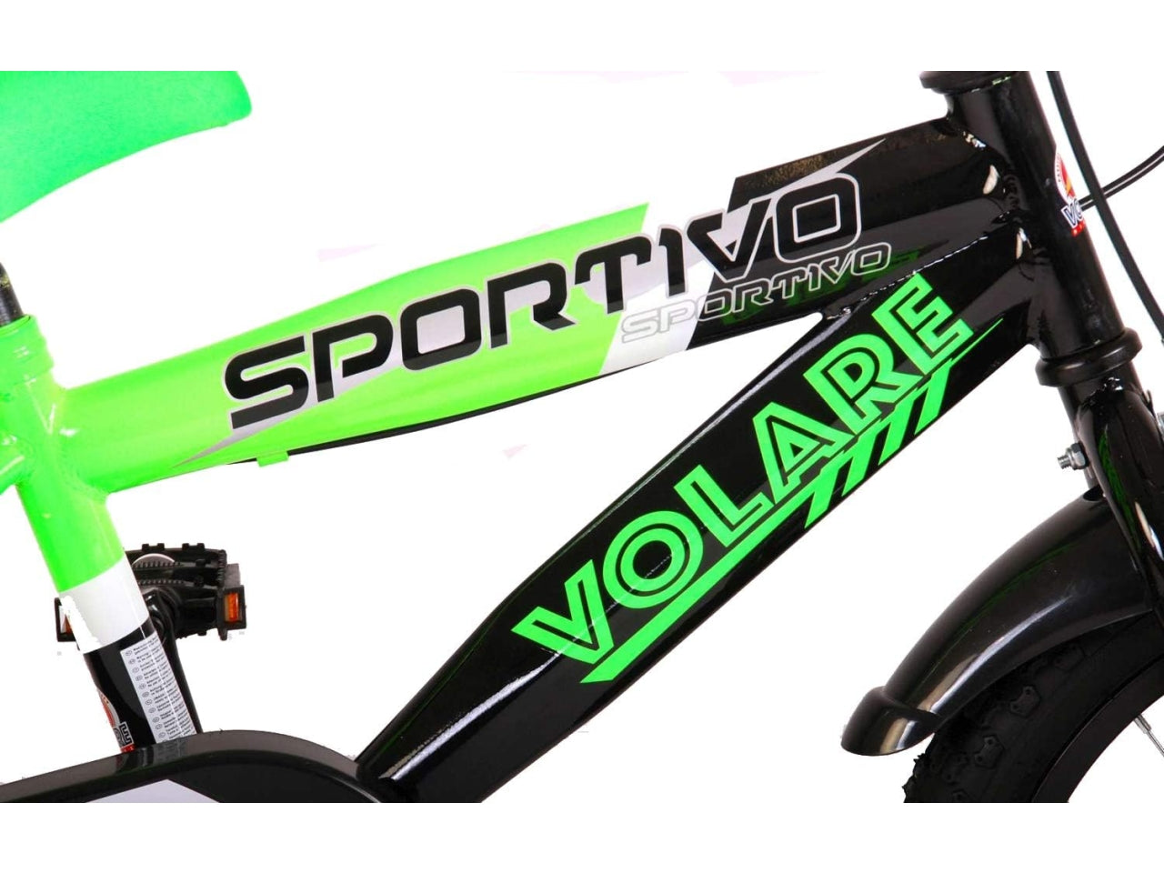 Bici dy sportivo verde 16' sfera